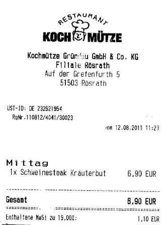 mgis Hffner Kochmtze Restaurant